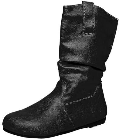 Stivali Donna Bassi Stivaletti Donna Neri con Tacco Stivaletto Donna Estivo con Zeppa Interna Stivali Estivi Donna al Ginocchio Pantofole Calde Donna Ciabatte Bambina Invernali 34-35 Pantofole