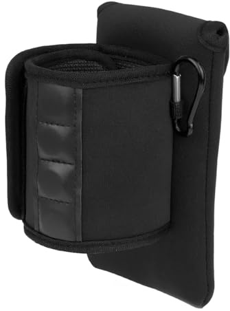Hoite Bolsa de fitness magnética, bolsa de almacenamiento para fitness, correa para el brazo para correr, portavasos magnético, soporte para colgar vasos, permite guardar vasos para teléfonos