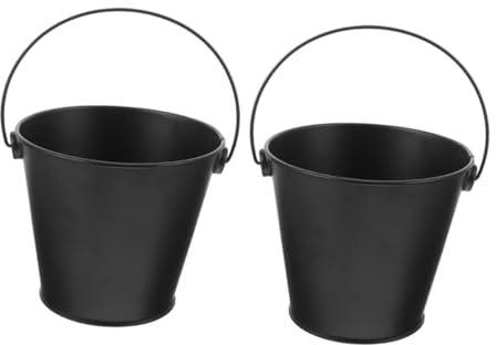 Milisten Bac De Récupération des Graisses pour Barbecue Noir 2 Pièces 8x10,5x12cm Cuisson Extérieure Bac Collecteur Haute Température Pratique