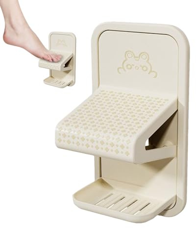 Shower Foot Rest - Bath Shower Bench With Storage Shelf | Wall Mounted Leg Shaving Stool | Adhesive Non-Slip Space-Saving Stand For Showers Room, Bathtub, Spa, RV, Hotel, Apartment, Elderly And Adult