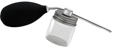 Diatomaceous Terre Duster - Applicatore per spruzzatore da giardino a pompa a mano con design ergonomico, con contenitore rimovibile per un facile riempimento, ideale per la cura del prato