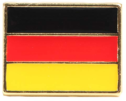 Happyyami Nationalflaggenbrosche Deutschland Anstecknadel Metall Pin 0.79X0.63 Zoll Kreative Kleidung Dekoration Für Jacken Taschen Rucksäcke