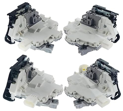 Frankberg 4x Stellmotor Türschloss Vorne Hinten Kompatibel mit A4 8K2 B8 A4 Allroad 8KH B8 A4 Avant 8K5 B8 2007-2009 A5 8T3 8TA 2007-2012 Replace# 8J1837016A