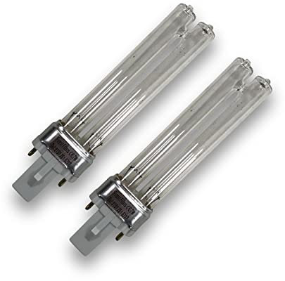 Finest-Filters Twin Pack 7w PLS Replacement UV Bulb Lamp For Pond UV Sterilisers & Clarifiers Filters UVC