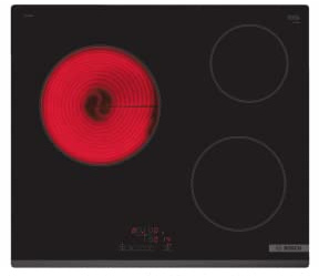 Table De Cuisson Vitrocéramique 60cm 3 Feux 5700w Noir - PKM63RBB8E