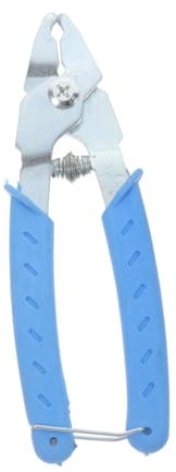 jojofuny Pince en Acier Manganèse et Plastique, Outil de Fixation Rapide pour Installation et Réparation de Cages Volailles et Oiseaux pour Cage D'animal de Compagnie
