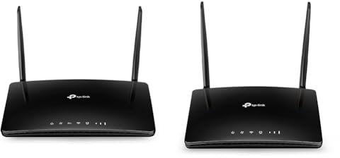 TP-Link Box, Routeur 4G+ LTE Cat.6 300 Mbps WiFi AC 1200 Mbps, 2 x SMA pour Antenne Externe & Box 4G, Routeur 4G LTE 150Mbps WiFi N 300Mbps, 2 xSMA pour Antenne Externe, 4 Ports Ethernet