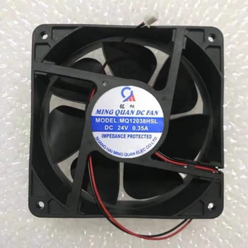 MQ12038HSL MING Quan 24V 120mm 0.35A 12038 2-Wire DC Cooling fan