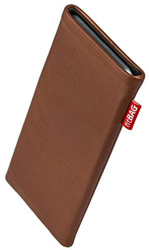 FITBAG Funda para Onyx Boox Palma 2 | Beat Marrón | Funda de Piel Genuina con Forro Interior de Microfibra para Limpiar la Pantalla