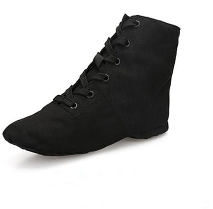 Inlefen Scarpe da Jazz Alte Tela Morbido Scarpe da Ballo Jazz Moderne Ballet Ginnastica Sport Fitness Allenamento Yoga per Le Donna delle Signore Scarpe da Ballo