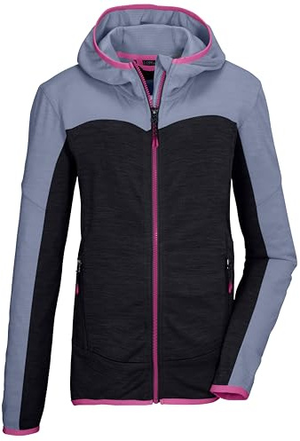 killtec Flicka Powerstretchjacka med huva KOS 167 GRLS FLX JCKT, jeansblå, 176, 42980-000