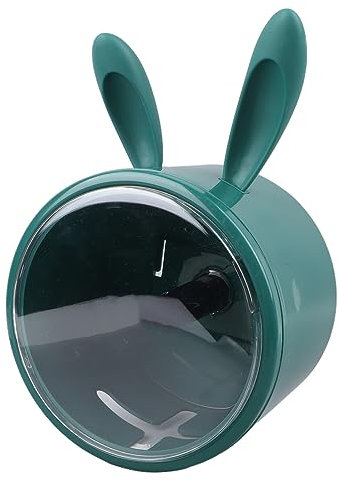 Wasserdichter Toilettenpapierhalter mit Klebeband für Badezimmer, grün, transparent, Kunststofffenster, Papierrollenaufbewahrung