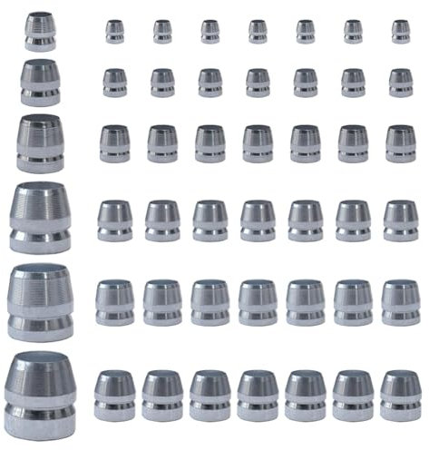 Luobannm 42 Piezas de Cuñas de de Hacha Redondas, de Seguridad, Cuñas de Metal, Juego de Cuñas de Acero