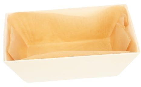 VALICLUD Set 3 Stampi Rettangolari per Dolci da Forno con Carta, Resistente ad Alta Temperatura in Materiale Sintetico, per Uso Domestico e Sale da Tè