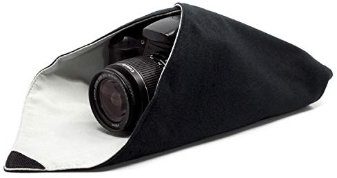 Amolith™ Einschlagtuch für Kamera als Schutzhülle für Fotoausrüstung im Rucksack, Tasche, Beutel etc. | Geeignet für DSLM/DSLR (mit Objektiv), Objektive, Tablet-PC etc. | M (40 x 40 cm) | AML-8780