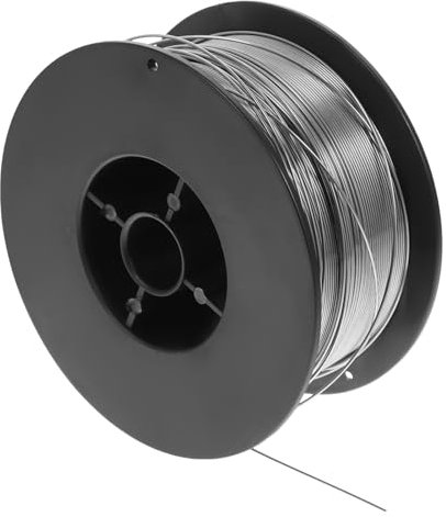 ULTECHNOVO Alambre De Soldadura Mig Sin Gas Con Núcleo Fundente 0.8 Mm Bobina 1 Kg Para Trabajos Estructurales Con Suave Y Fácil De Eliminar