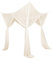 Baoblaze 4 Bed Canopy Drape Netting Net for Girls Bedroom Decor, Beige, 210x190x24cm