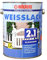 Wilckens Weißlack 2in1Weiß glänzend | Schnelltrocknende Dispersions-Lackfarbe für den Innen- und Außenbereich | 2,5 Liter