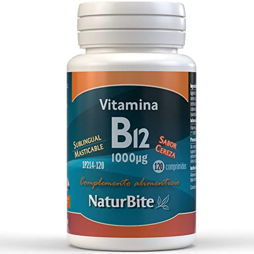 naturbite VITAMINA B12 cianocobalamina 1000µg 120comp