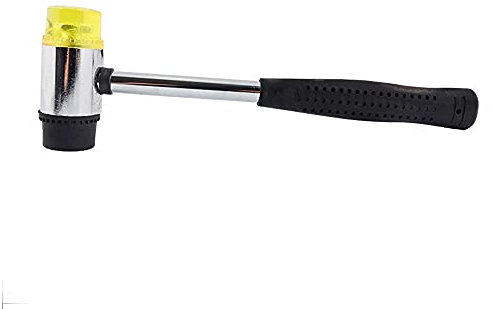 CENPEK Maillet en métal à double tête en nylon et caoutchouc 25 mm