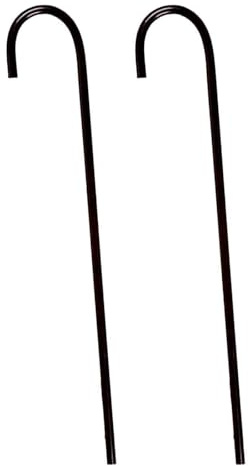 AC – Pack de 3 bastónes Charlot de 80 cm - Apto para jóvenes y Adulto - Complementos para Carnaval, Halloween y Celebraciones - Color Negro