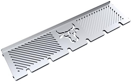 teileplus24 WR02-68 Multifunktions- Warmhalterost | für Burnhard Gasgrilll Big Fred/Big Fred Deluxe | Edelstahl | mit Logo & Drumstick Halterung