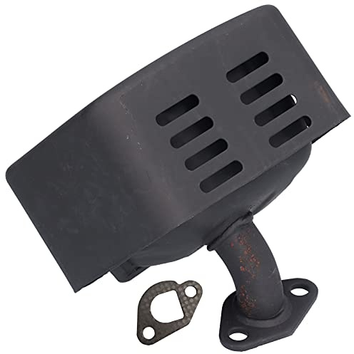 Silenciador De Escape De Acero Inoxidable: Versátil Para Generadores Y Bombas De Agua (se Adapta A GX120, GX160, GX200, 168F) Ideal Para Generadores Y Bombas De Agua(Negro)