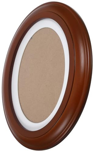 Garneck Klassischer Fotorahmen Aus Holz In Ovaler Form Bilderrahmen Zum Aufhängen An Der Wand Dekoration Für Zuhause Wohnzimmer Schlafzimmer Dekoration