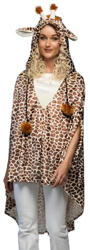 Boland - Tier Poncho Deluxe | Oberteil für Kostüm, Karneval und Mottoparty, Tiere, Märchen