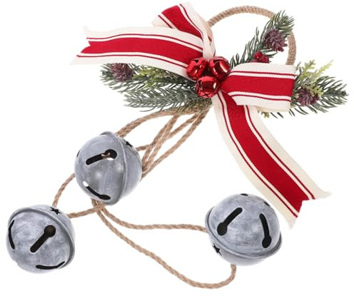 Cabilock Weihnachtsglocken Hängeornament Aus Metall Für Baum Schmuck Fenster Heimdekor Weihnachtsdekoration Innen Und Außenbereich