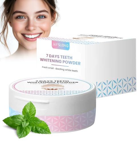 Blanqueador Dental Profesional,Polvos Blanqueadores Dientes,Blanqueamiento Dental Eliminación Profunda de Manchas,Eficaz Para Fortalecer Dientes y Encías,Suave Para Dientes Sensibles(50g)