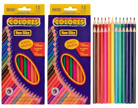 XEPWOLU Buntstifte Set, 24 Stück Buntstifte Kinder, 12Er Set Vorgespitzte Farbstifte, Holzstifte Mit 12 Farben, Buntstifte Kinder Ab 4+, Stifte Kinder Mitgebsel, Erwachsene, Malbücher, Schule