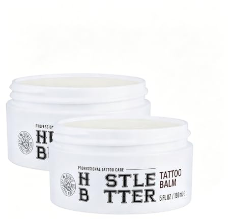 Holoras 2 x 150 ml Tattoo Butter Tattoomed, Tattoo Butter， Natürliche Inhaltsstoffe wie Mango-, Avocado und Aloe-Vera-Blatt zur Fördert die Wundheilung und reduziert Rötungen und Schwellungen.
