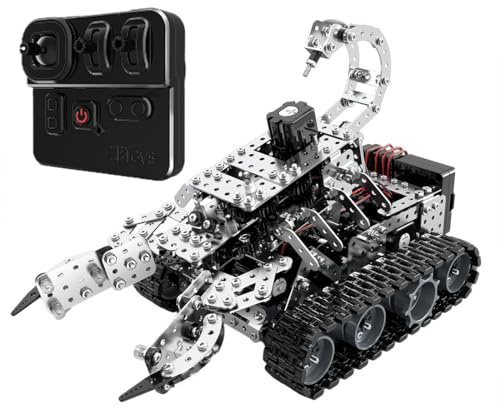 3D Metall Puzzle Fahrzeug, Steampunk Mechanische Skorpion Panzer DIY Montage Militärmodell Bausatz für Edelstahl, Geburtstagsgeschenk Modellbausatz Erwachsene (1034 Teile)