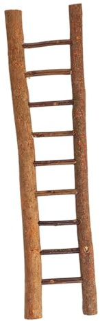 BEALIFE Miniatur Holzleiter als Ornament, vielseitig einsetzbar, z. B. als Weihnachtsdekoration für Partys oder kleines Möbelstück oder Schreibtischaccessoire, L