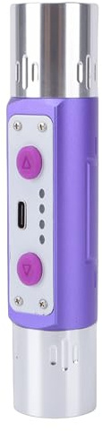 ZJchao Torcia da 365 Nm, Luce Viola da 395 Nm per Rilevamento di Contraffazioni e Ispezione di Minerali, con Batteria Integrata da 2000 MAh e Autonomia di 3,5 Ore per L'autenticazione