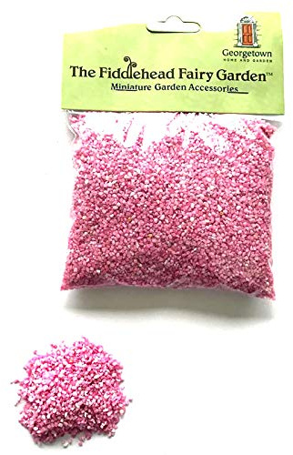 Fiddlehead Fairy Garden Gravel Decorative Stones Fairies Building Supplies (Candy Pink)