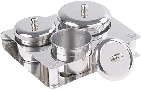 Nail Art polvo líquido de acrílico Kit Dappen para Uñas alcohol monómero primer titular de contenedores de manicura recipiente de líquido Polvo copa de cristal Herramientas recipiente dispensador