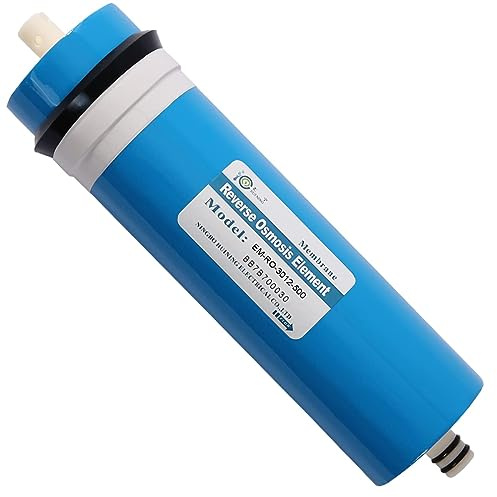 Huining 500GPD RO-Membran 3012-500 Trinkwasserfilter für Osmoseanlage Wohngebrauch Ersatzkartusche für häusliches Trinkwasserfiltersystem Untertisch-Wasserreiniger