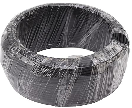 Miokycl Bonsai-Draht, Aluminiumdraht, Bonsai-Baum-Trainingsdraht, 500 G, Schwarz, Gartenbau (1,5 mm)