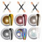 Wahrshei 6 Chrome Nail Powder, Chrome Pulver Nägel mit Spiegeleffekt, Laser Chrome Puder, Pearl Effect Powder für Glazed Donut Nails