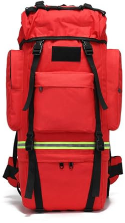 QiuShuiDr Notfall-Rucksack, Leer, Outdoor-Notfall-ähnliche Responder-Trauma-Tasche, Erste-Hilfe-Set-Tasche, Großer Medizinischer Rucksack Mit Mehr Stauraum Für Medizinische Versorgung