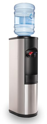 London Water Delivery Stainless Steel Water Dispenser | Hot & Cold Temperature Water Cooler | Stylish Drinking Water Machine | Floor-Standing water cooling system | Ideal for home or office use