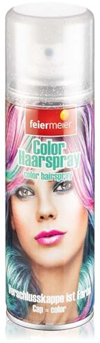 Feiermeier Glitter Haarspray 125 ml | Silber