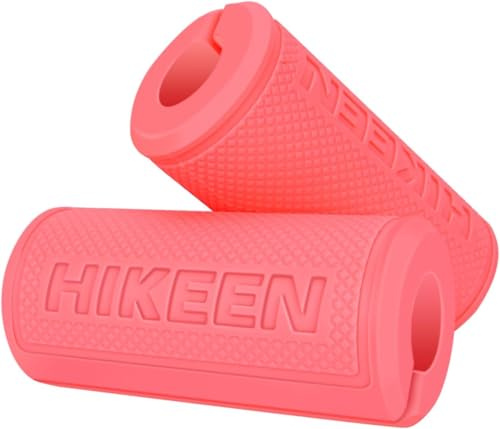 BOOSTEADY Hantelgriffe Silikon Grips 2 Stücke Bar Grips Thick Bar Grips für Bizeps Trizeps und Unterarm Hantelgriffe für Armtraining