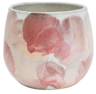 Ivyline Maceta de cerámica, Rosa, Grande