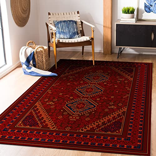 Oriental Area Rug for Living Room & Bedroom | Large & Small Sizes | Affordable, Elegant & Durable |