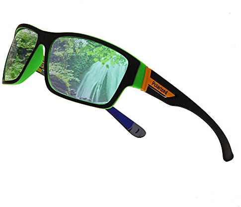 Long Keeper Polarised Sport Sunglasses Lightweight Mens Womens Driving Sunglasses for Running Fishing Golf Cycling Wrap Around Square Sun Glasses Anti UV400