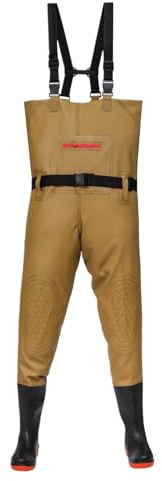 Wathose Floating Tuta Per Norvegia Uomo Donna - Impermeabile Amanti della Pesca Stivali Pesca Campeggio Sport Pesca Acqua Fredda Neoprene Stivali Integrati Traspirante Pantaloni da Pesca Taglia 36-47