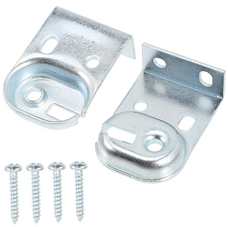ZUNOXAZ Roller Blind Bracket and Metal Curtain Mounting Part Thickened Square Installation Fitting Spring for Household Curtain Repair and Side Mount Accessories